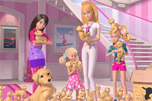 芭比的宠物狗拼图