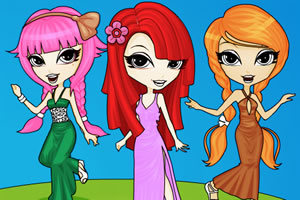 可爱甜心姐妹上色