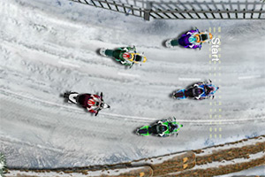 雪地摩托挑战赛