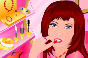 甜美女孩化妆