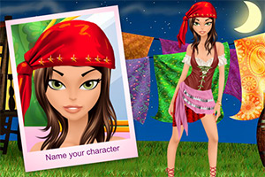 装扮吉普赛女郎