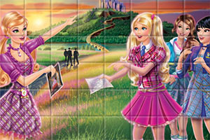 芭比的魅力学校拼图