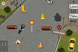 城市摩托停车位