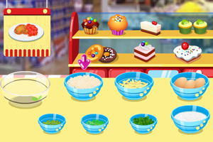 香草番茄煎肉饼