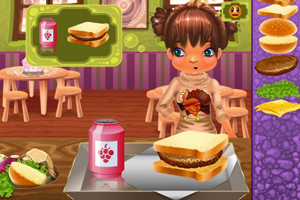 美味的超级汉堡