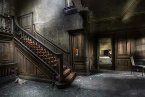 逃离废弃的别墅