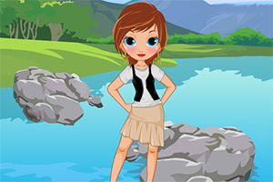 清新自然的着装