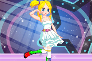 可爱迪斯科女孩