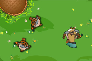 抓住捣蛋的兔子