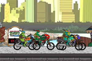 忍者神龟摩托赛