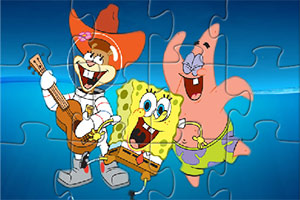 海绵宝宝来拼图