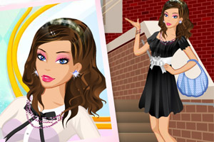 女大学生美容化妆