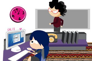 老板不在的时候