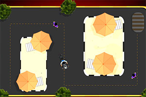 度假村摩托停车