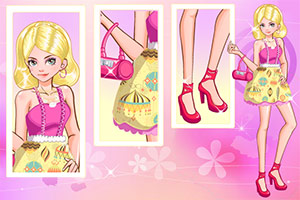 女孩的芭比装