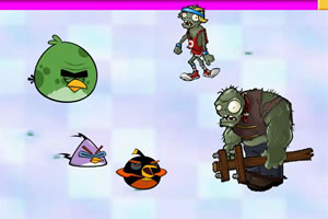 愤怒的小鸟大战僵尸无敌版