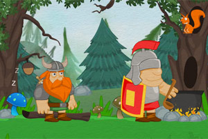 聪明的维京勇士