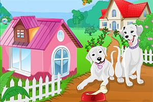 布置狗狗的小屋