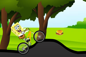 海绵宝宝骑单车