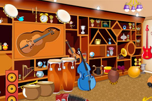 乐器房间找东西