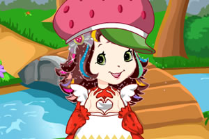 可爱草莓小女生