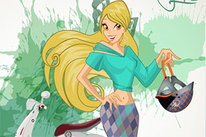 斯特拉和她的摩托