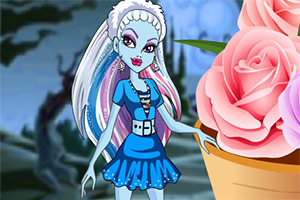 小狼女与大花盆