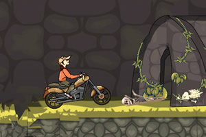 洞穴摩托逃亡