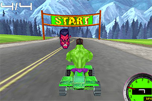 绿巨人山路赛车