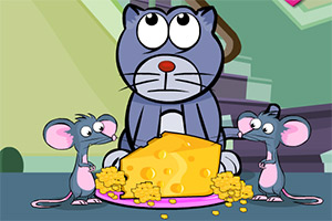 偷吃奶酪的小老鼠