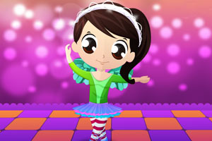 美丽芭蕾舞演员