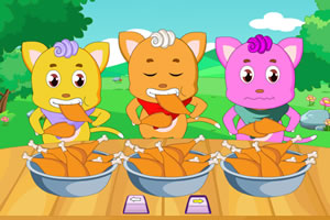 卷卷喵运动大会之大胃王