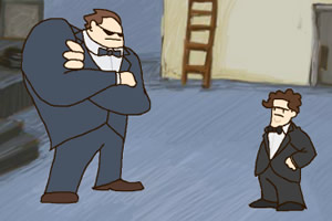 剃了胡子的老板