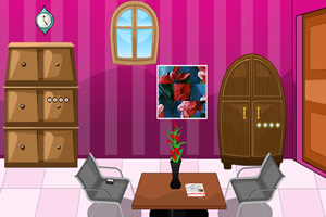粉红色拼图房间逃脱