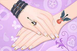 摇滚迷的别致小手