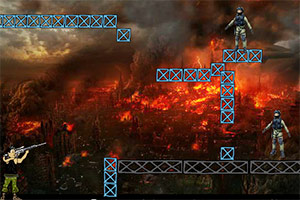 愤怒的士兵射击