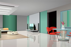 逃离奢华的房子