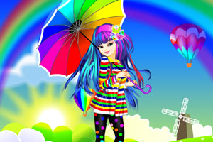 杰斯丁炫彩打扮