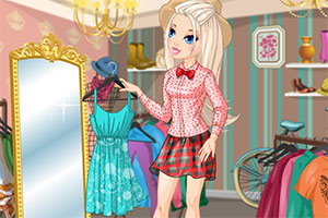 旧货商场的时尚服饰