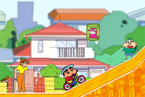 小新的自行车表演