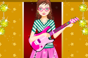 可爱吉他女孩换装