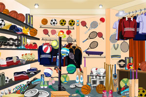 运动用品店找东西