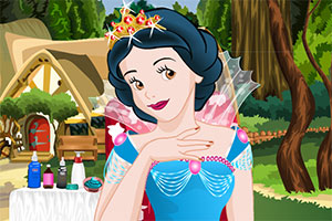 白雪公主面部化妆