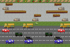 青蛙过河吃水果