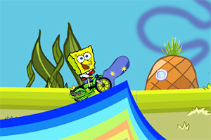 海绵宝宝深海自行车