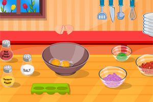 美味的面包煎蛋