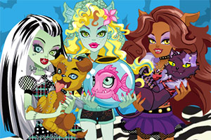 怪物高校照顾宠物