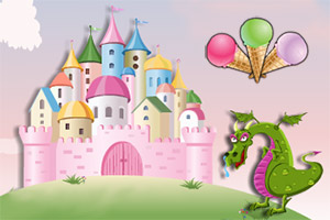 喂恐龙吃冰淇淋