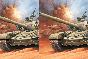 军事坦克找不同