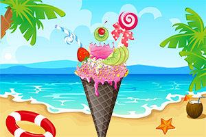 夏日酷爽冰淇淋